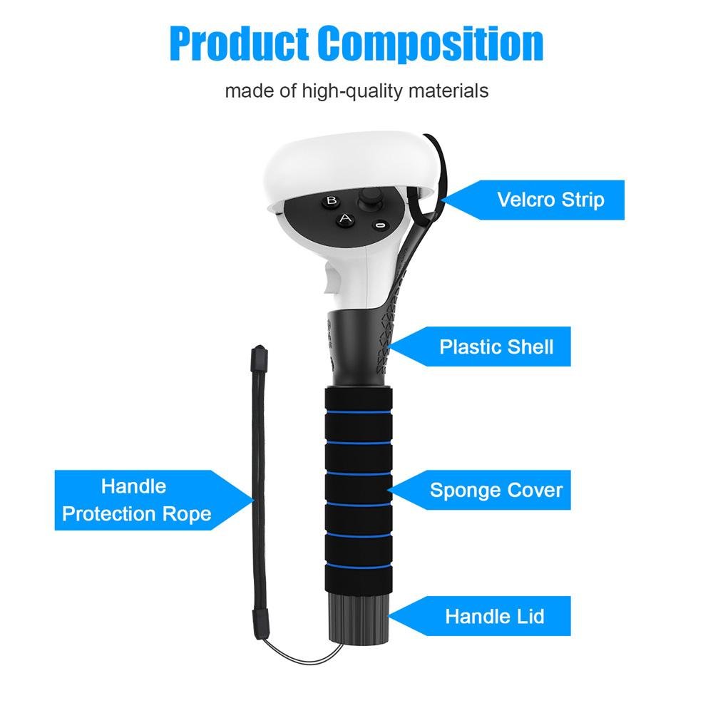 AMVR Extension Grips for Meta Quest 2, Quest Rift S