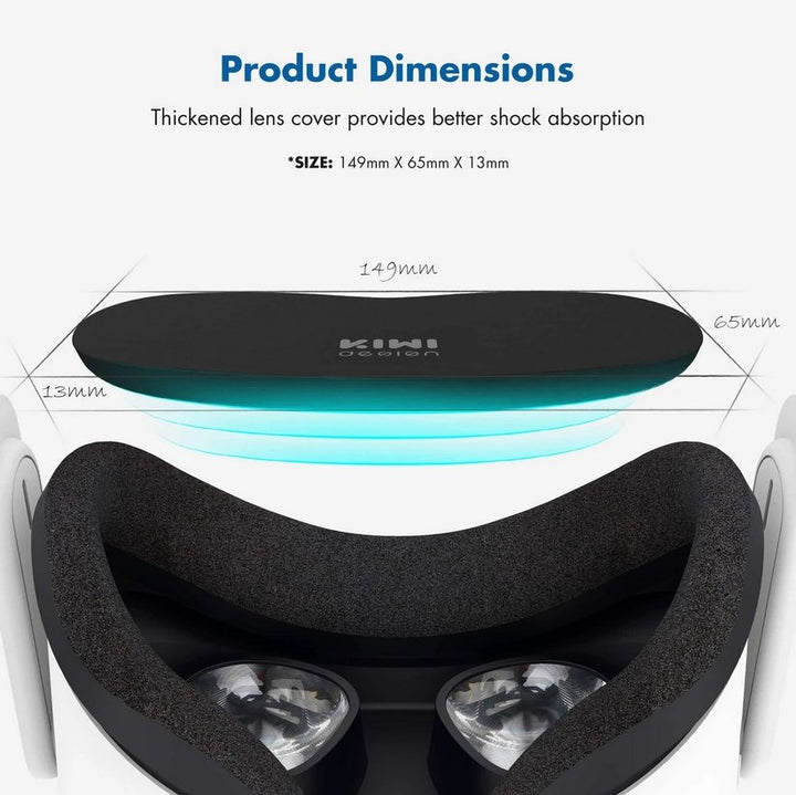 Éponges De Protection Pour Lentilles VR - 2 Pièces, Compatibles Pico 4, Meta Quest 3/2, Valve Index, En Mousse Haute Densité - 10