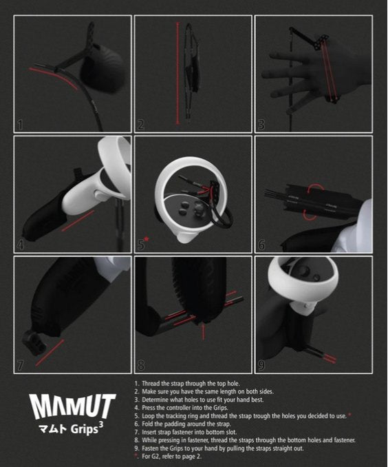 Meta Rift S Controller MamutVR Controller Grips for Meta Quest 2, Quest 1 and Rift S – Kronos VR